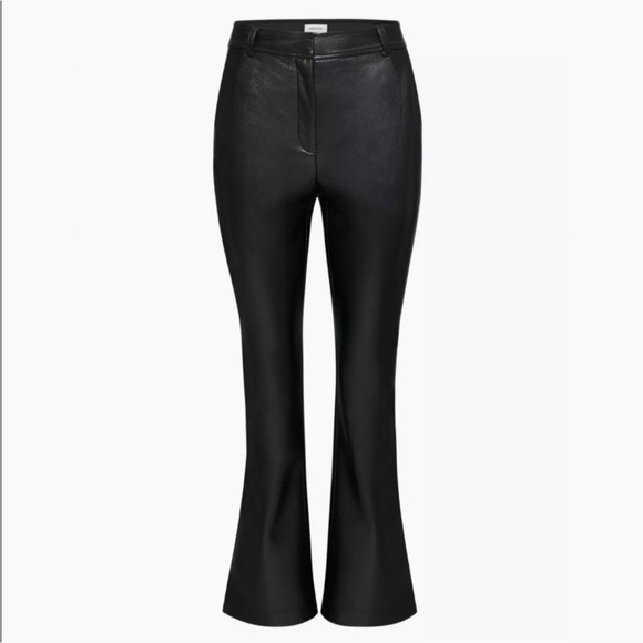 ARITZIA Babaton Faux Leather Program Pant Size 6 - Picture 1 of 10